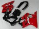 Erschwingliche Honda CBR600 F4i Motorrad Verkleidung 2004-2007 - Rot Glanzendes Schwarz