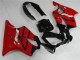 Erschwingliche Honda CBR600 F4i Motorrad Verkleidung 2004-2007 - Rot Glanzendes Schwarz