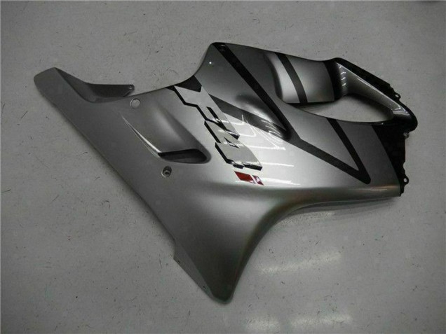 Erschwingliche Honda CBR600 F4i Motorrad Verkleidung 2004-2007 - Silber Matt Schwarz