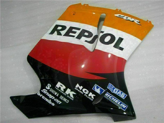 Erschwingliche Honda CBR1100XX Blackbird Motorrad Verkleidung 1996-2007 - Orange Weiss Rot Glanzendes Schwarz Repsol