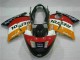 Erschwingliche Honda CBR1100XX Blackbird Motorrad Verkleidung 1996-2007 - Orange Weiss Rot Glanzendes Schwarz Repsol