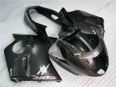 Erschwingliche Honda CBR1100XX Blackbird Motorrad Verkleidung 1996-2007 - Glanzendes Schwarz