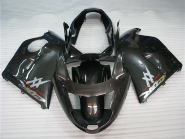 Erschwingliche Honda CBR1100XX Blackbird Motorrad Verkleidung 1996-2007 - Glanzendes Schwarz