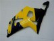 Erschwingliche Suzuki GSXR 600/750 Motorrad Verkleidung 2001-2003 - Gelb Dunkel Blau Glanzendes Schwarz