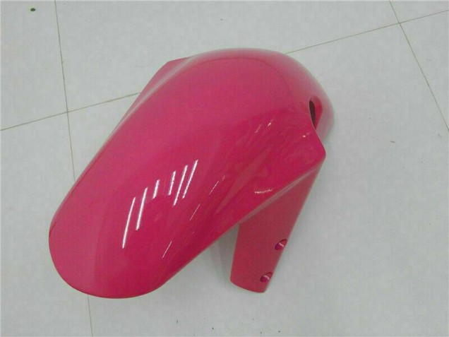 Erschwingliche Suzuki GSXR 600/750 Motorrad Verkleidung 2001-2003 - Rosa Silber Glanzendes Schwarz