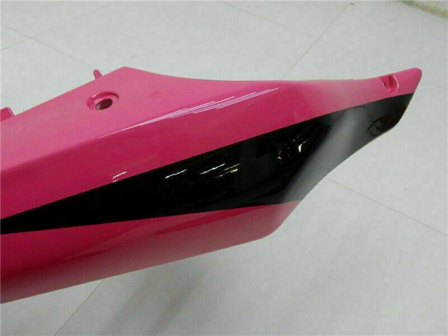 Erschwingliche Suzuki GSXR 600/750 Motorrad Verkleidung 2001-2003 - Rosa Silber Glanzendes Schwarz