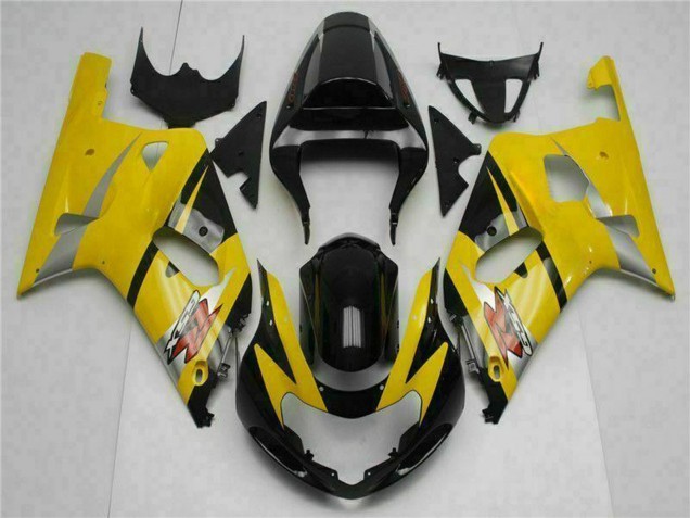 Erschwingliche Suzuki GSXR 600/750 Motorrad Verkleidung 2001-2003 - Gelb Schwarz
