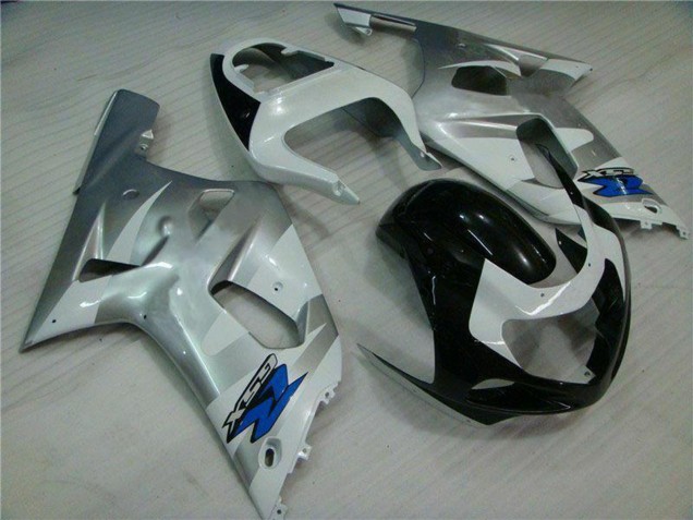 Erschwingliche Suzuki GSXR 600/750 Motorrad Verkleidung 2001-2003 - Gelb Glanzendes Schwarz