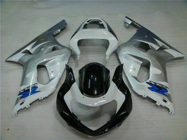 Erschwingliche Suzuki GSXR 600/750 Motorrad Verkleidung 2001-2003 - Gelb Glanzendes Schwarz