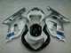 Erschwingliche Suzuki GSXR 600/750 Motorrad Verkleidung 2001-2003 - Gelb Glanzendes Schwarz