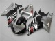 Erschwingliche Suzuki GSXR 600/750 Motorrad Verkleidung 2001-2003 - Silber Glanzendes Schwarz Rot