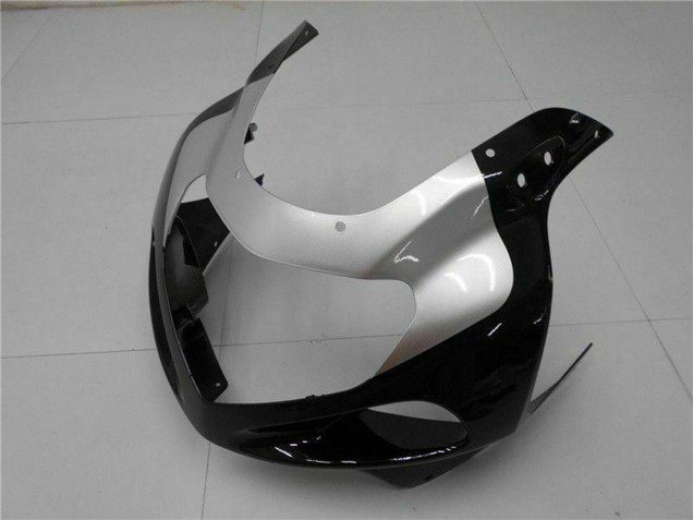 Erschwingliche Suzuki GSXR 600/750 Motorrad Verkleidung 2001-2003 - Silber Glanzendes Schwarz Rot