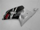 Erschwingliche Suzuki GSXR 600/750 Motorrad Verkleidung 2001-2003 - Silber Glanzendes Schwarz Rot