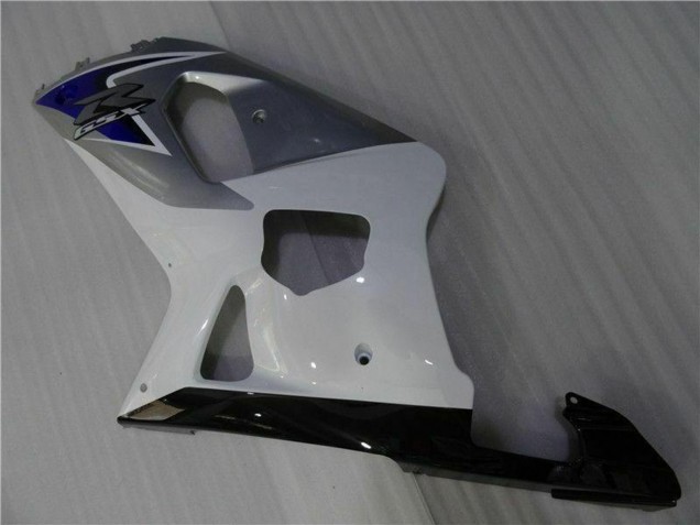 Erschwingliche Suzuki GSXR 600/750 Motorrad Verkleidung 2001-2003 - Weiss Silber Blau Schwarz