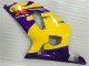 Erschwingliche Suzuki GSXR 600/750 Motorrad Verkleidung 2001-2003 - Gelb Lila