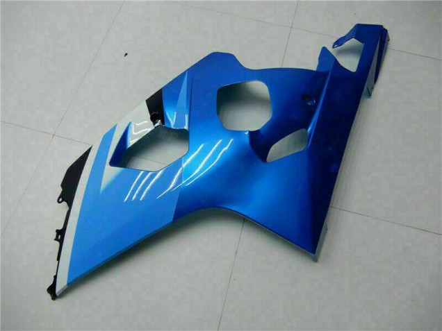 Erschwingliche Suzuki GSXR 600/750 Motorrad Verkleidung 2004-2005 - Weiss Blau Schwarz