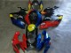 Erschwingliche Suzuki GSXR 600/750 Motorrad Verkleidung 2006-2007 - Rot Blau Gelb