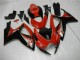 Erschwingliche Suzuki GSXR 600/750 Motorrad Verkleidung 2006-2007 - Rot Glanzendes Schwarz
