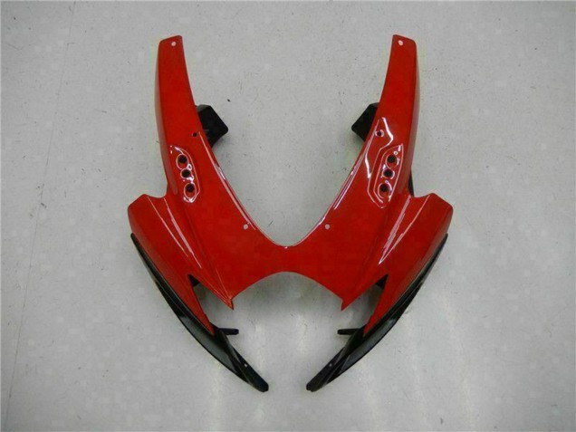 Erschwingliche Suzuki GSXR 600/750 Motorrad Verkleidung 2006-2007 - Rot Glanzendes Schwarz
