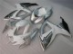 Erschwingliche Suzuki GSXR 600/750 Motorrad Verkleidung 2006-2007 - Weiss Silber