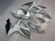 Erschwingliche Suzuki GSXR 600/750 Motorrad Verkleidung 2006-2007 - Weiss Silber
