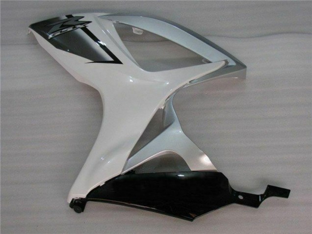 Erschwingliche Suzuki GSXR 600/750 Motorrad Verkleidung 2006-2007 - Weiss Silber