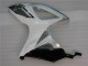 Erschwingliche Suzuki GSXR 600/750 Motorrad Verkleidung 2006-2007 - Weiss Silber