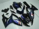 Erschwingliche Suzuki GSXR 600/750 Motorrad Verkleidung 2006-2007 - Glanzendes Schwarz Blau