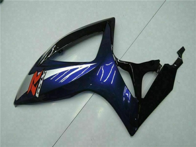 Erschwingliche Suzuki GSXR 600/750 Motorrad Verkleidung 2006-2007 - Glanzendes Schwarz Blau