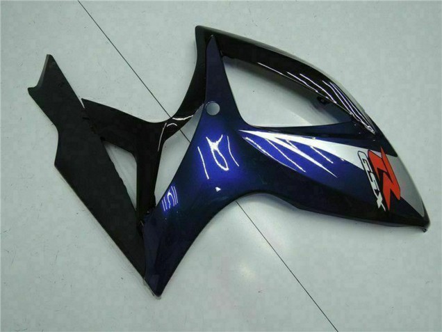 Erschwingliche Suzuki GSXR 600/750 Motorrad Verkleidung 2006-2007 - Glanzendes Schwarz Blau