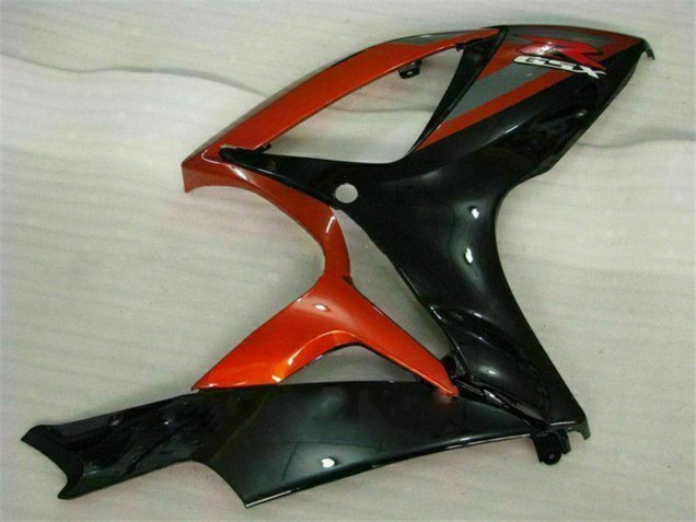 Erschwingliche Suzuki GSXR 600/750 Motorrad Verkleidung 2006-2007 - Glanzendes Schwarz Rot
