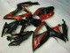 Erschwingliche Suzuki GSXR 600/750 Motorrad Verkleidung 2006-2007 - Glanzendes Schwarz Rot