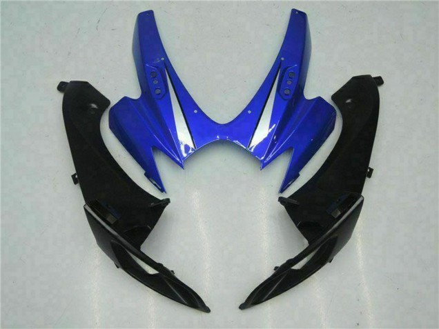 Erschwingliche Suzuki GSXR 600/750 Motorrad Verkleidung 2006-2007 - Blau Weiss Glanzendes Schwarz Rot