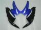 Erschwingliche Suzuki GSXR 600/750 Motorrad Verkleidung 2006-2007 - Blau Weiss Glanzendes Schwarz Rot