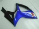 Erschwingliche Suzuki GSXR 600/750 Motorrad Verkleidung 2006-2007 - Blau Weiss Glanzendes Schwarz Rot
