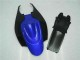 Erschwingliche Suzuki GSXR 600/750 Motorrad Verkleidung 2006-2007 - Blau Weiss Glanzendes Schwarz Rot