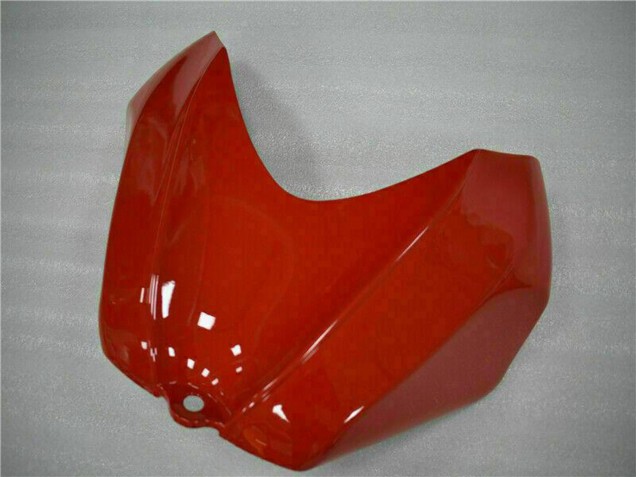Erschwingliche Suzuki GSXR 600/750 Motorrad Verkleidung 2006-2007 - Weiss Rot Glanzendes Schwarz Streifen