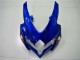 Erschwingliche Suzuki GSXR 600/750 Motorrad Verkleidung 2008-2010 - Blau Gelb Hai