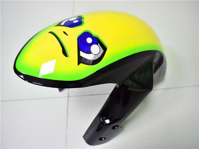 Erschwingliche Suzuki GSXR 600/750 Motorrad Verkleidung 2008-2010 - Blau Gelb Hai