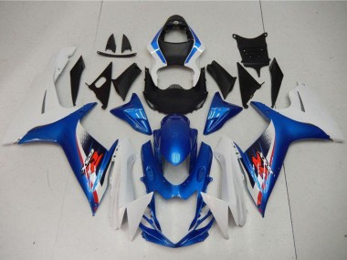 Erschwingliche Suzuki GSXR 600/750 Motorrad Verkleidung 2011-2024 - Weiss Blau Schwarz Rot