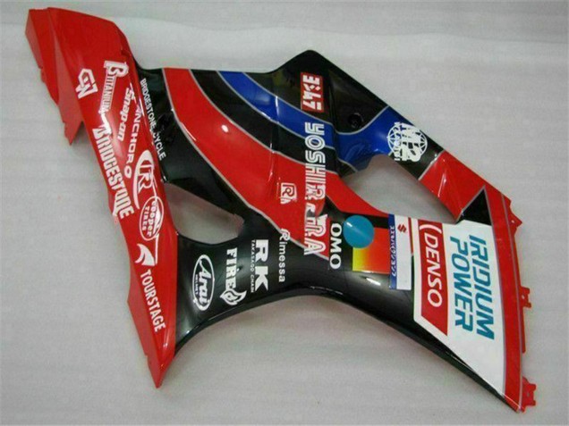 Erschwingliche Suzuki GSXR 1000 Motorrad Verkleidung 2003-2004 - Rot Schwarz Blau Yoshimura