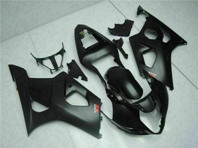 Erschwingliche Suzuki GSXR 1000 Motorrad Verkleidung 2003-2004 - Matt Schwarz Rot