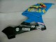 Erschwingliche Suzuki GSXR 1000 Motorrad Verkleidung 2005-2006 - Blau Gold Schwarz Rizla