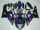 Erschwingliche Suzuki GSXR 1000 Motorrad Verkleidung 2005-2006 - Blau Schwarz