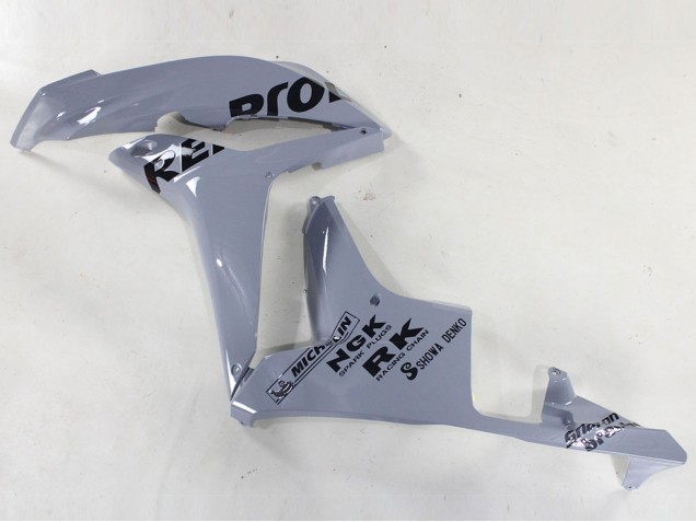 Erschwingliche Honda CBR600RR Motorrad Verkleidung 2007-2008 - Nardo Grau Schwarz Repsol