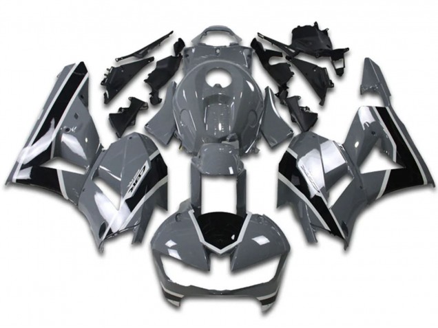 Erschwingliche Honda CBR600RR Motorrad Verkleidung 2013-2023 - Nardo Grau Glanzendes Schwarz
