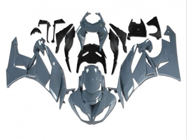 Erschwingliche Kawasaki ZX6R Motorrad Verkleidung 2009-2012 - Nardo Grau