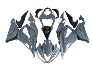 Erschwingliche Kawasaki ZX6R Motorrad Verkleidung 2013-2018 - Nardo Grau