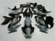 Erschwingliche Kawasaki Ninja 650 EX650 Motorrad Verkleidung 2020-2025 - Grau Schwarz Gold
