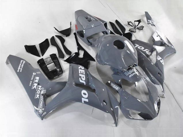 Erschwingliche Honda CBR1000RR Motorrad Verkleidung 2006-2007 - Nardo Grau Weiss Repsol